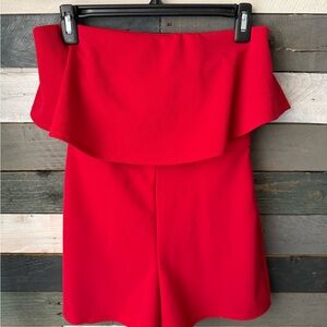 Elegant Red Women's Jumpsuit